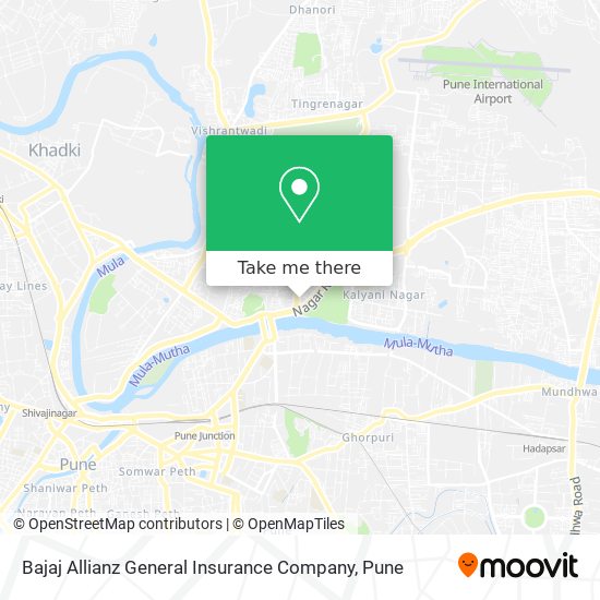 Bajaj Allianz General Insurance Company map