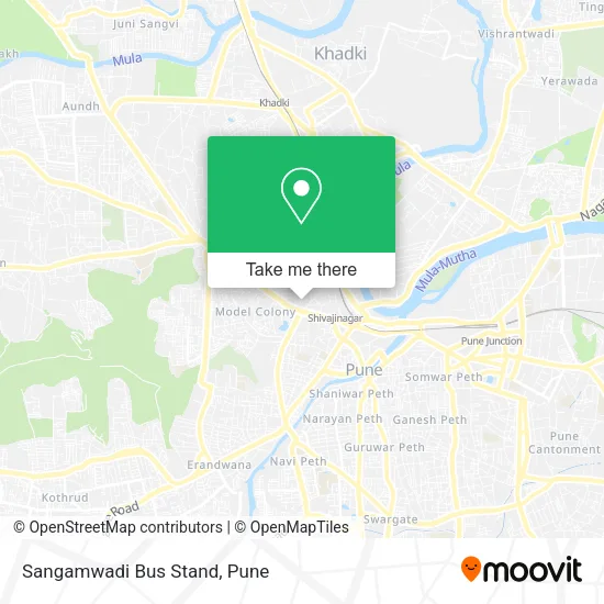 Sangamwadi Bus Stand map