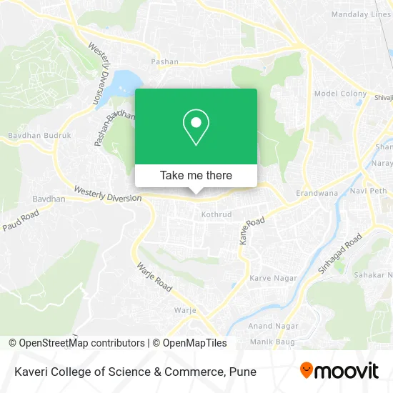 Kaveri College of Science & Commerce map