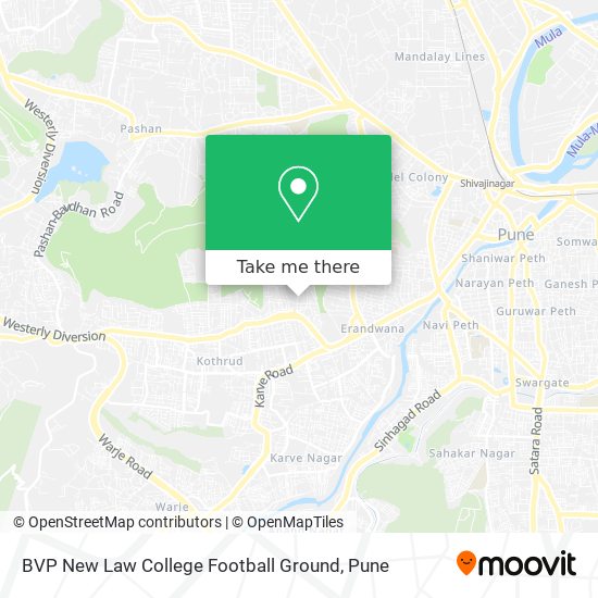 BVP New Law College Football Ground map