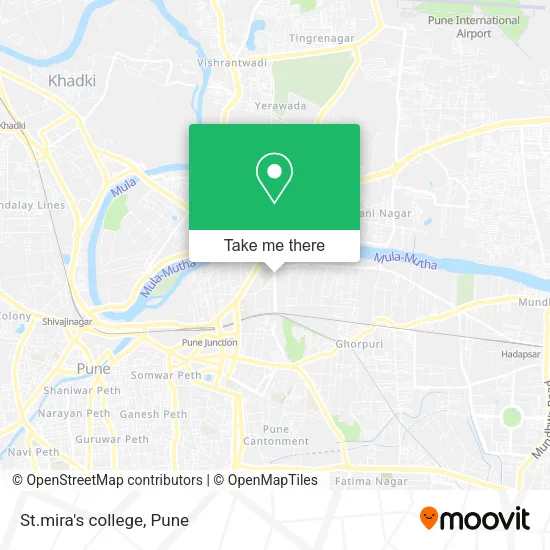 St.mira's college map