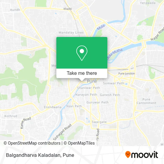 Balgandharva Kaladalan map