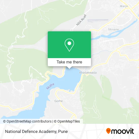 National Defence Academy map