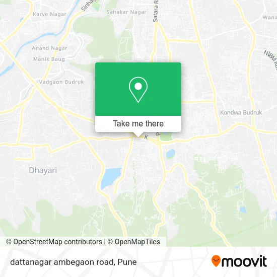 dattanagar ambegaon road map