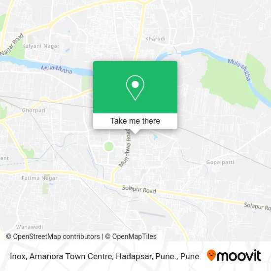 Inox, Amanora Town Centre, Hadapsar, Pune. map