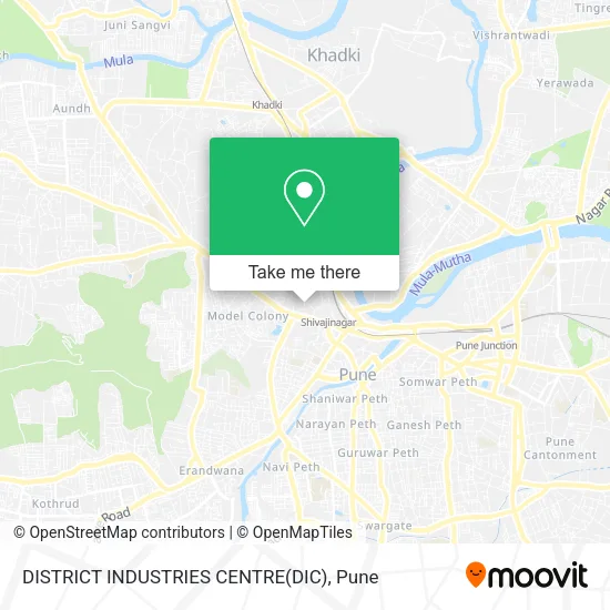 DISTRICT INDUSTRIES CENTRE(DIC) map