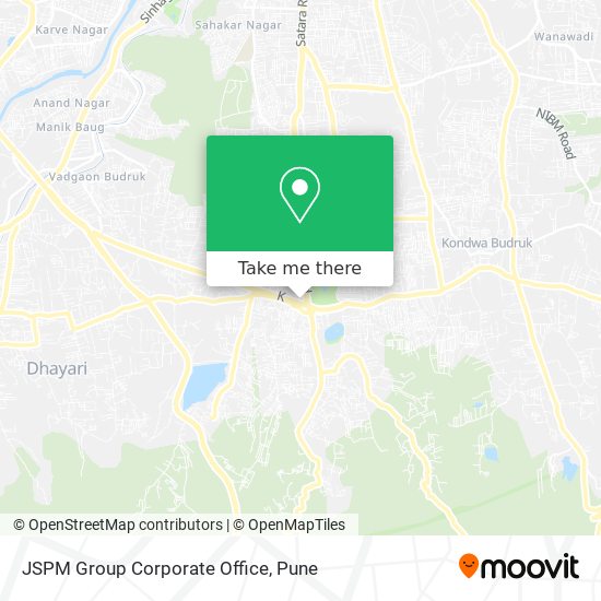 JSPM Group Corporate Office map