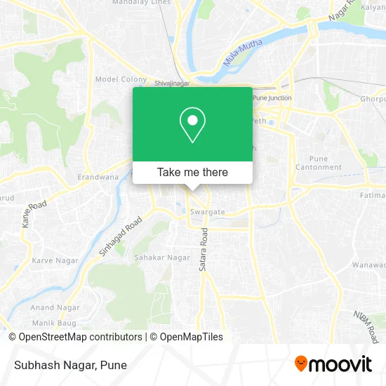 Subhash Nagar map