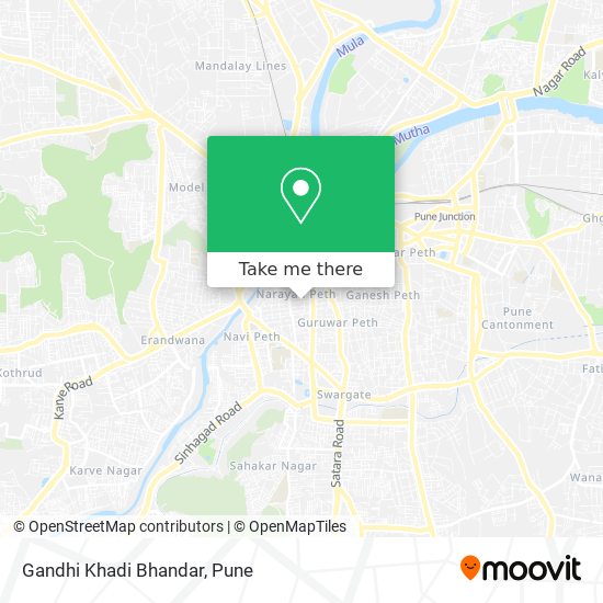 Gandhi Khadi Bhandar map