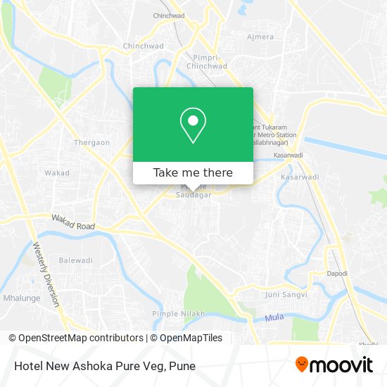 Hotel New Ashoka Pure Veg map