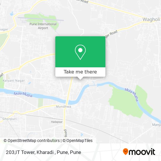 203,IT Tower, Kharadi , Pune map