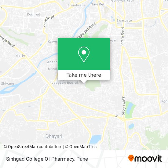 Sinhgad College Of Pharmacy map