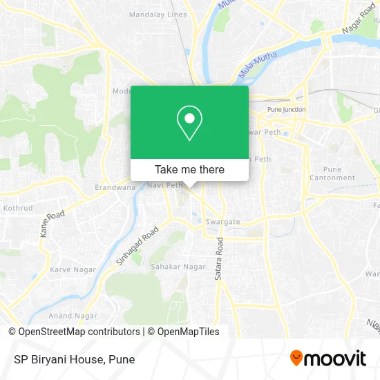 SP Biryani House map