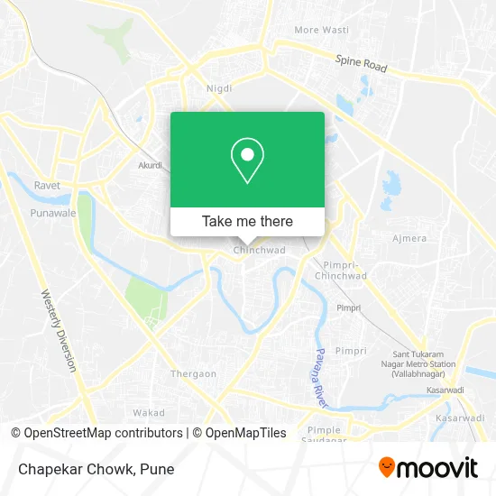 Chapekar chowk map