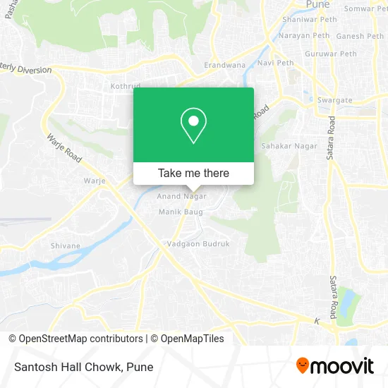 Santosh Hall Chowk map