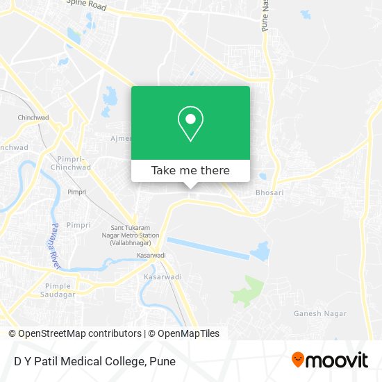 D Y Patil Medical College map