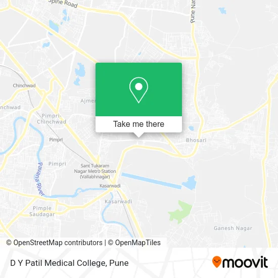 D Y Patil Medical College map