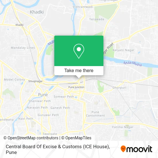 Central Board Of Excise & Customs (ICE House) map