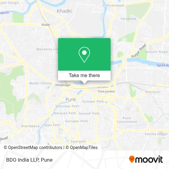 BDO India LLP map