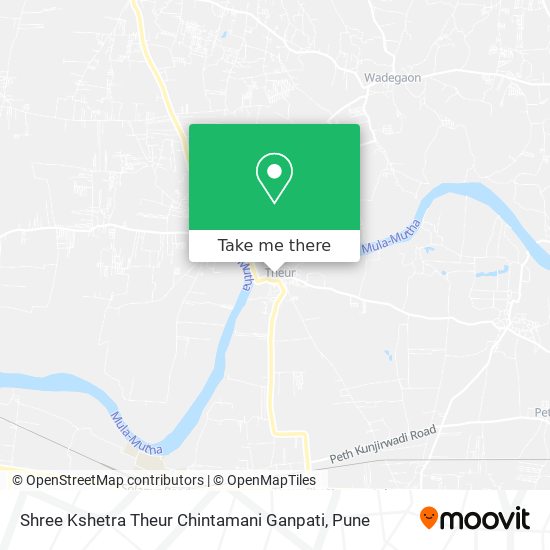 Shree Kshetra Theur Chintamani Ganpati map