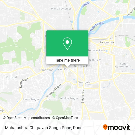 Maharashtra Chitpavan Sangh Pune map