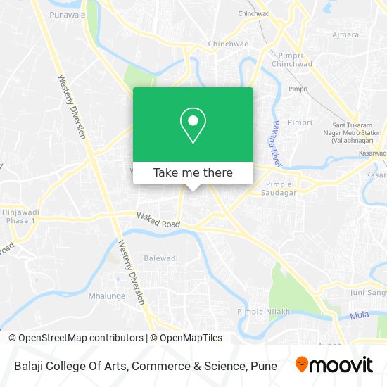 Balaji College Of Arts, Commerce & Science map