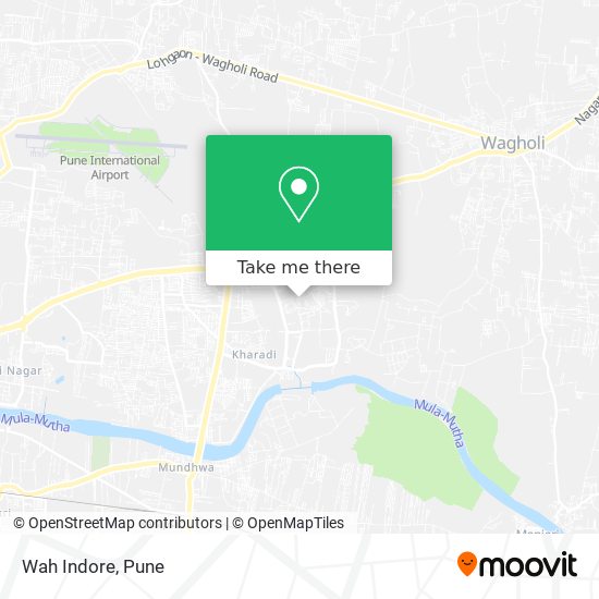 Wah Indore map