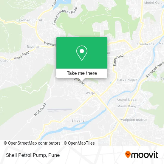 Shell Petrol Pump map