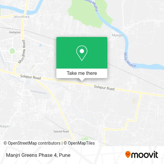 Manjri Greens Phase 4 map