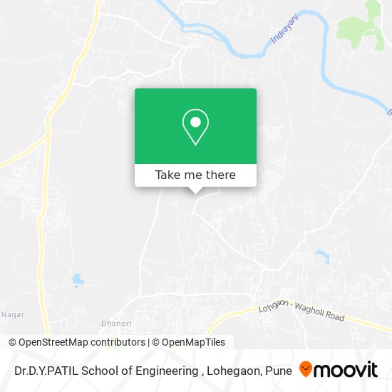 Dr.D.Y.PATIL School of Engineering , Lohegaon map
