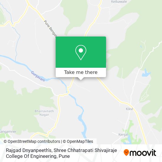 Rajgad Dnyanpeeth's, Shree Chhatrapati Shivajiraje College Of Engineering map