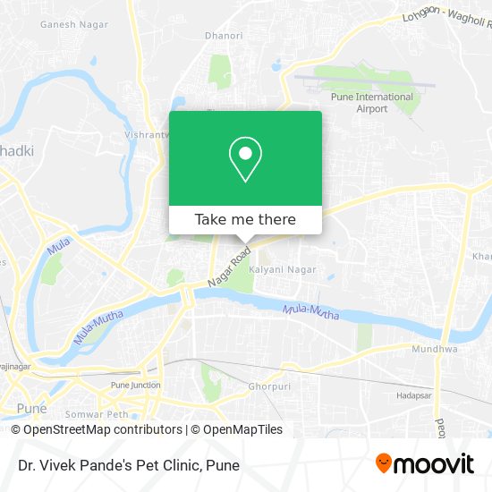 Dr. Vivek Pande's Pet Clinic map