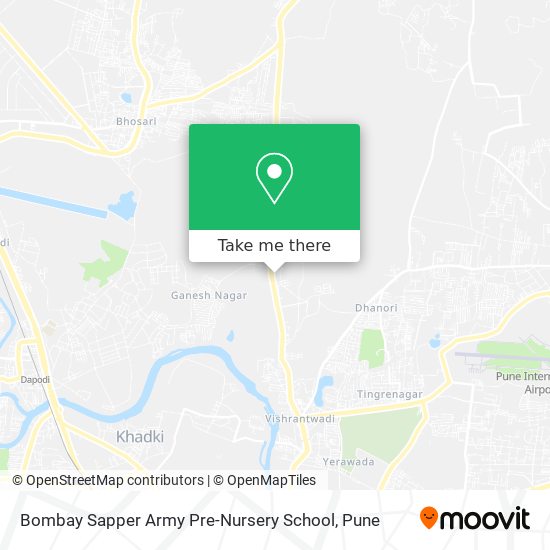 Bombay Sapper Army Pre-Nursery School map