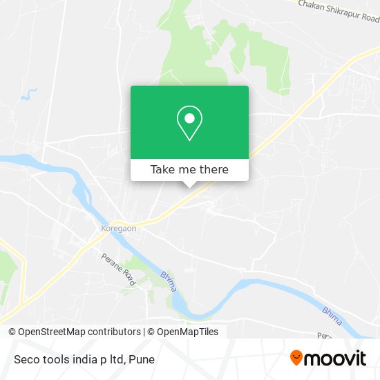 Seco tools india p ltd map