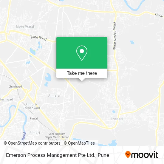 Emerson Process Management Pte Ltd. map