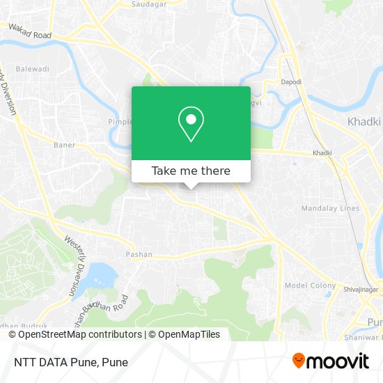 NTT DATA Pune map