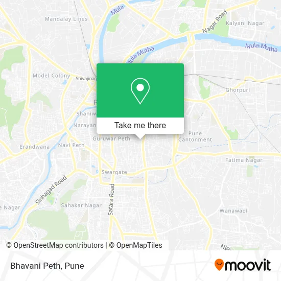 Bhavani Peth map