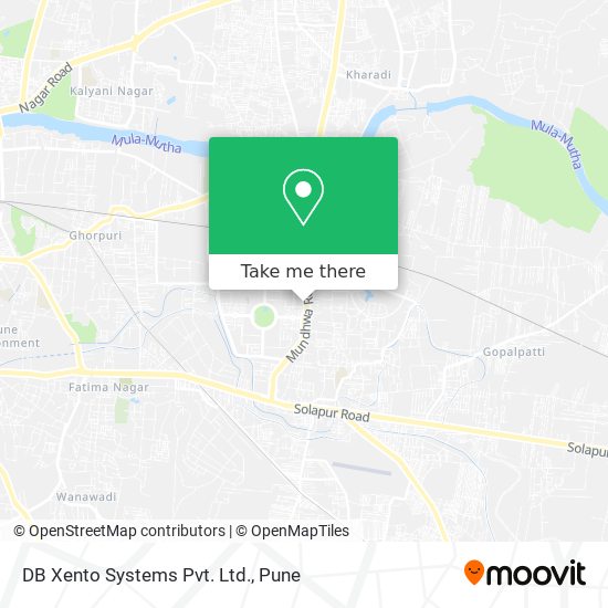 DB Xento Systems Pvt. Ltd. map