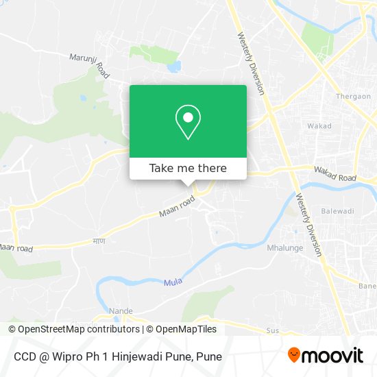 CCD @ Wipro Ph 1 Hinjewadi Pune map