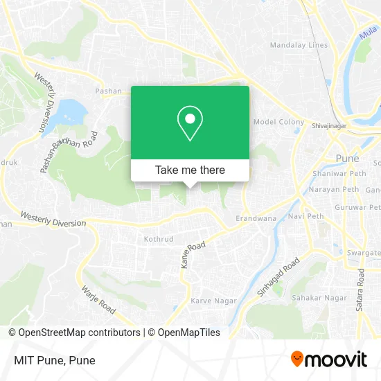 MIT Pune map