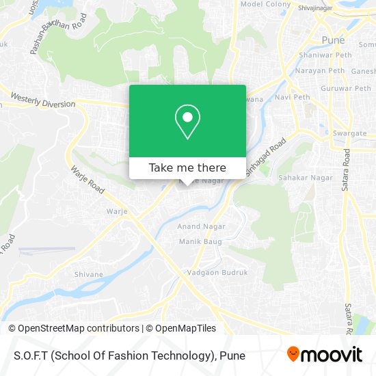 S.O.F.T (School Of Fashion Technology) map