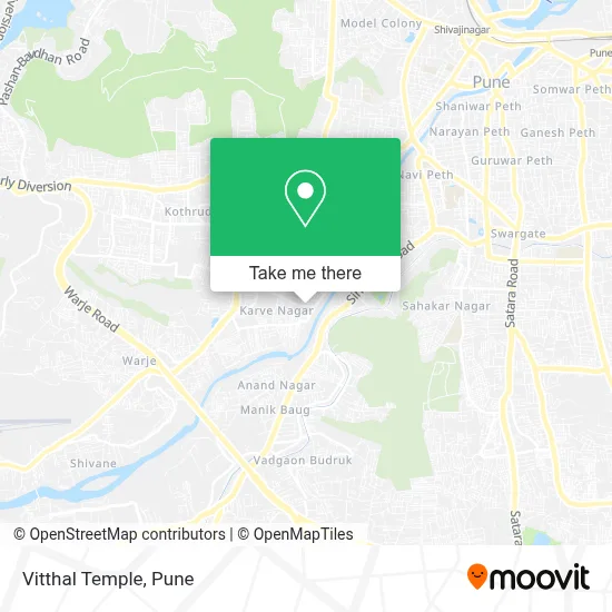Vitthal Mandir map