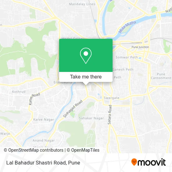 Lal Bahadur Shastri Road map