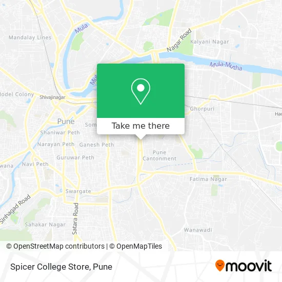 Spicer College Store map