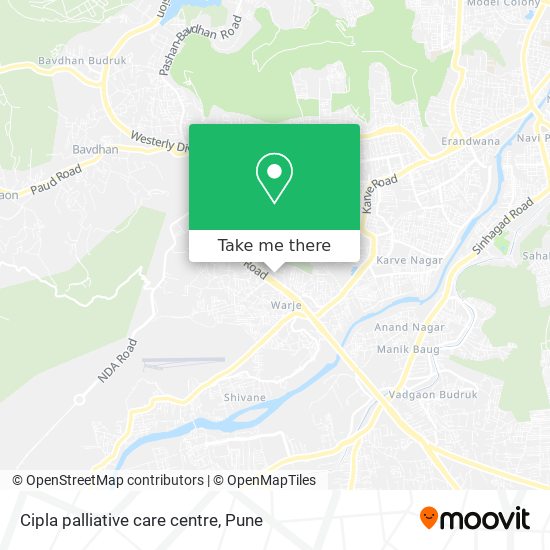 Cipla palliative care centre map