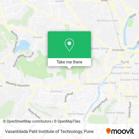 Vasantdada Patil Institute Of technology. map