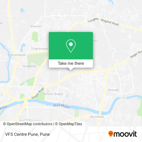 VFS Centre Pune map