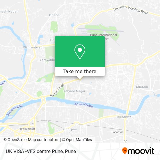 Pune Map With Directions How To Get To Uk Visa -Vfs Centre Pune In Pune & Velhe By Bus?