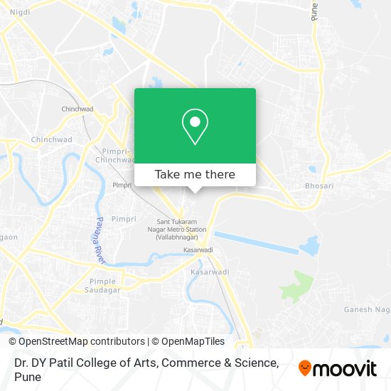 Dr. DY Patil College of Arts, Commerce &  Science map