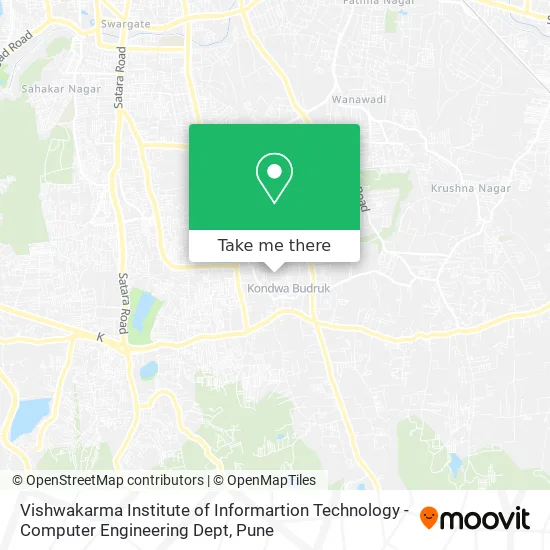Vishwakarma Institute of Informartion Technology - Computer Engineering Dept map